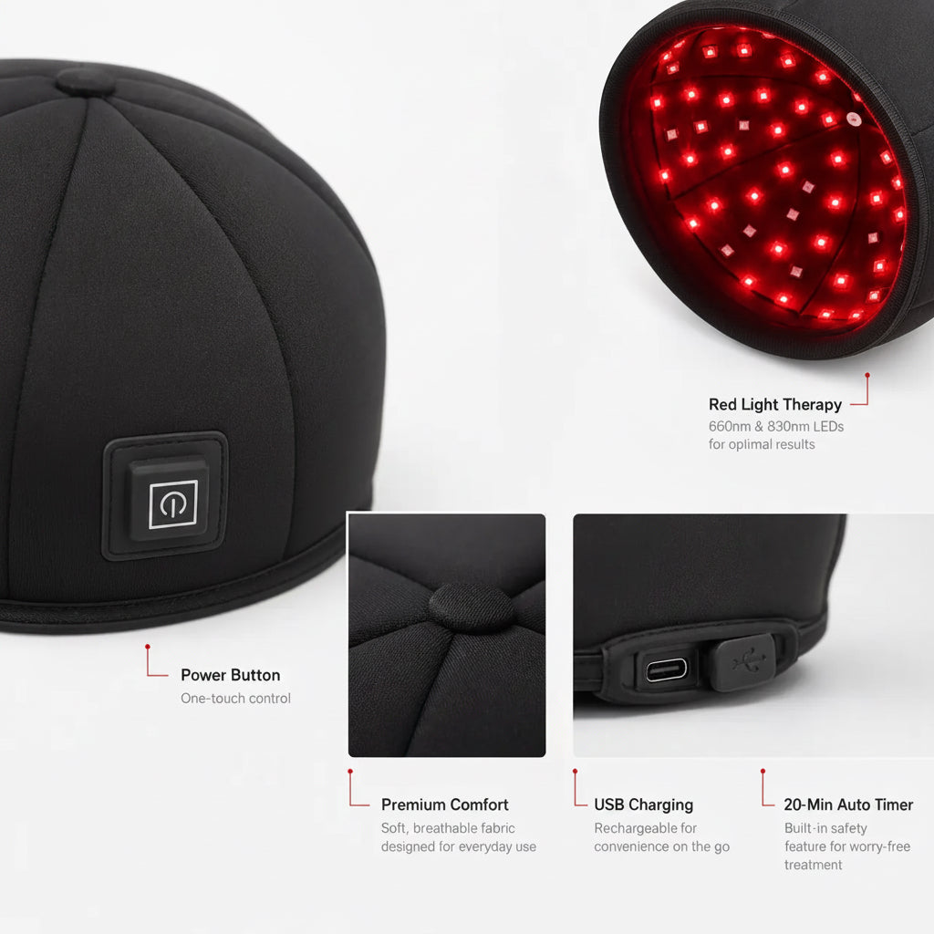 Scalpix™ Red Light Therapy Cap