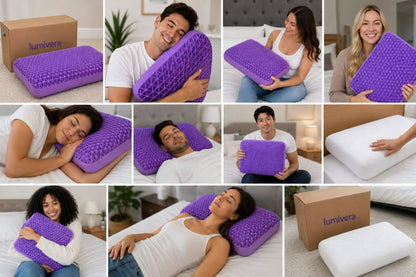 LumiVera™ Ergonomic Cooling Pillow