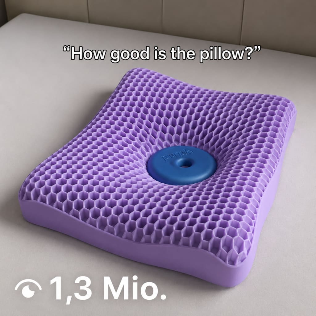 LumiVera™ Ergonomic Cooling Pillow
